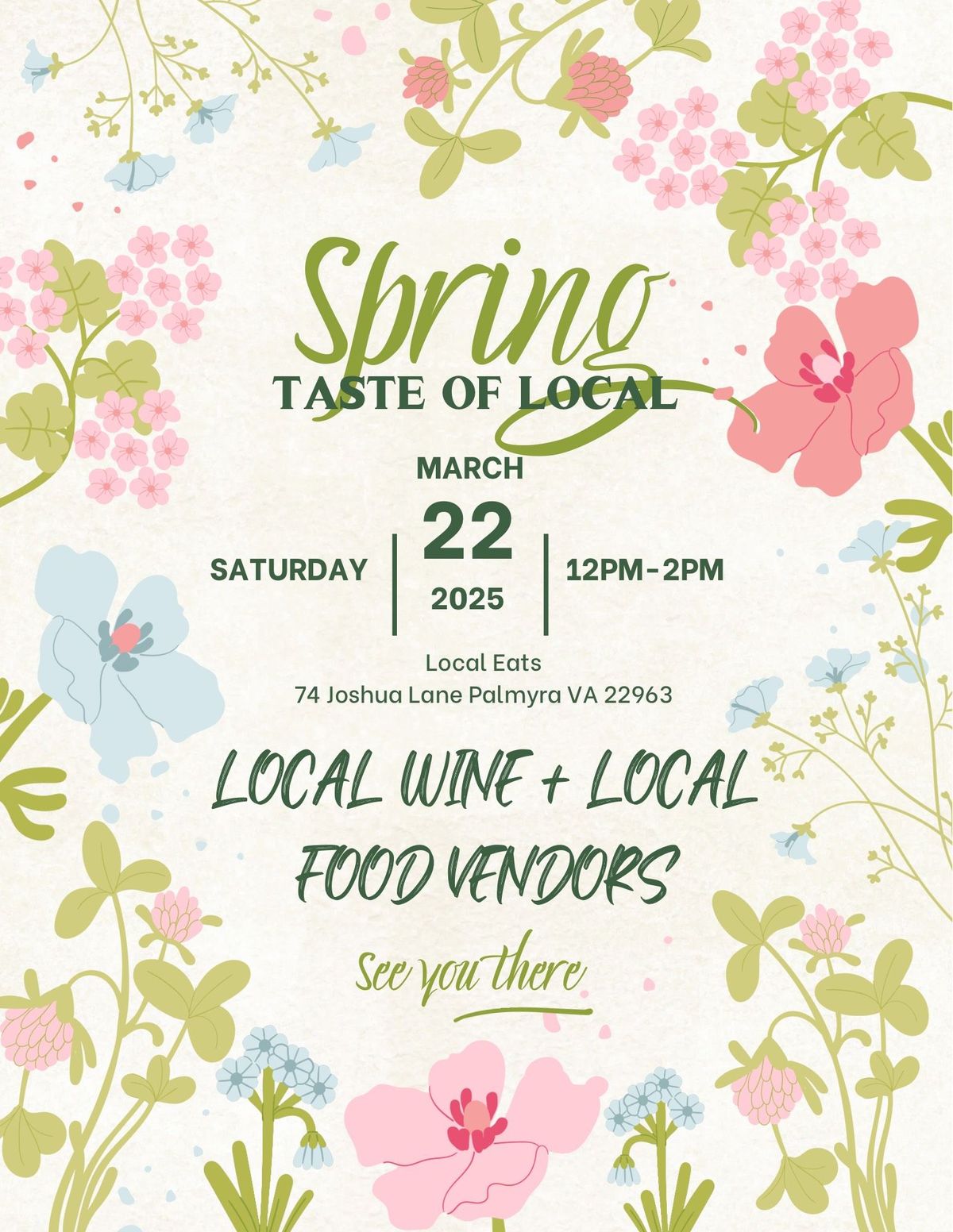 Spring Taste Of Local 