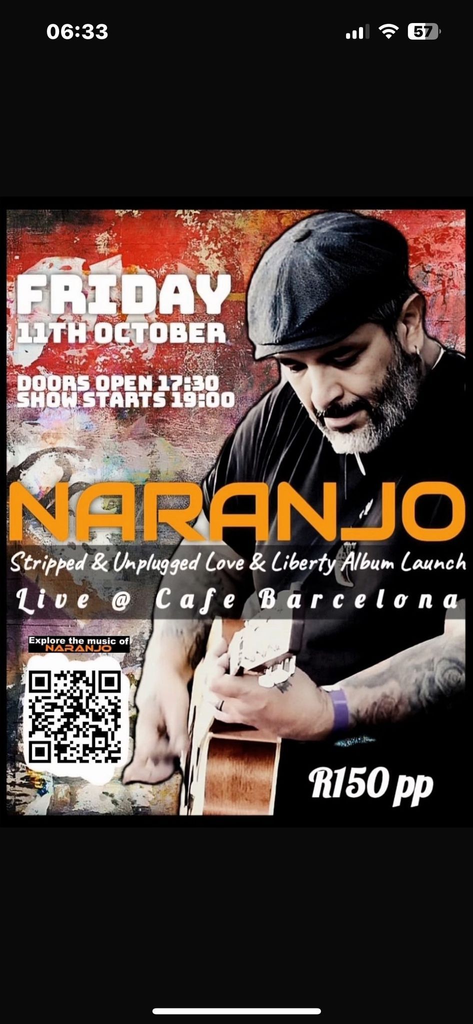 Naranjo Live @ Caf\u00e9 Barcelona 