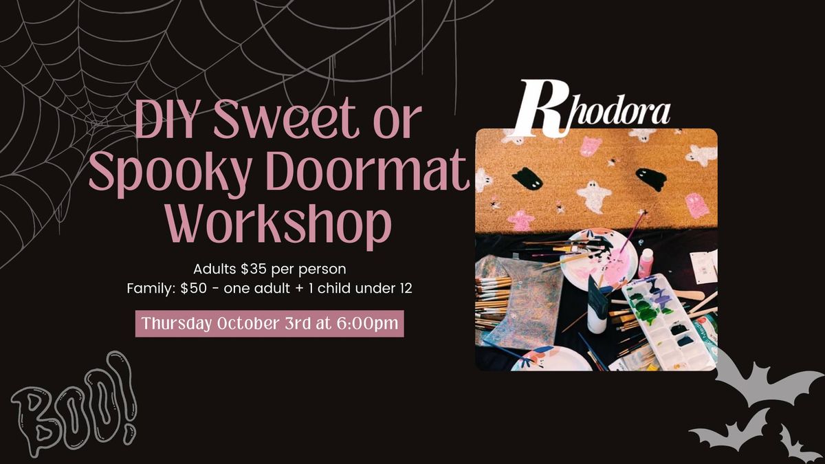 DIY Sweet or Spooky Doormat Workshop