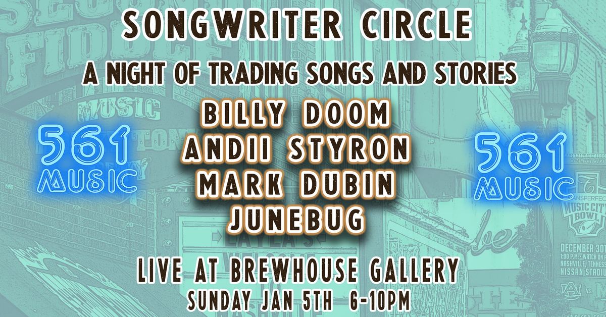 Songwriter Circle @ The Brewhouse Gallery