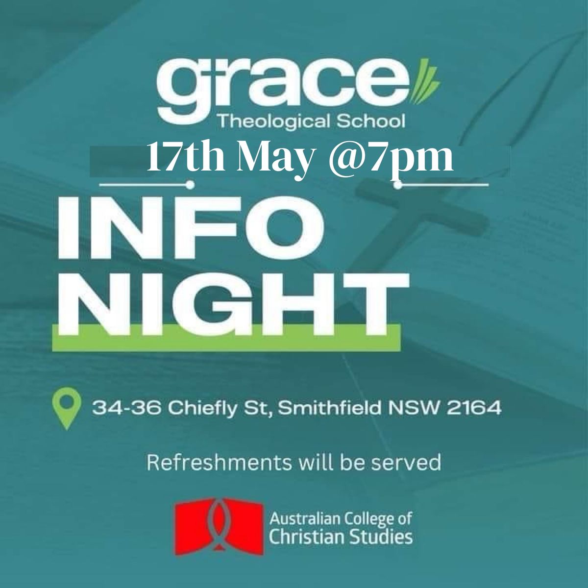 Grace Theological School Info Night