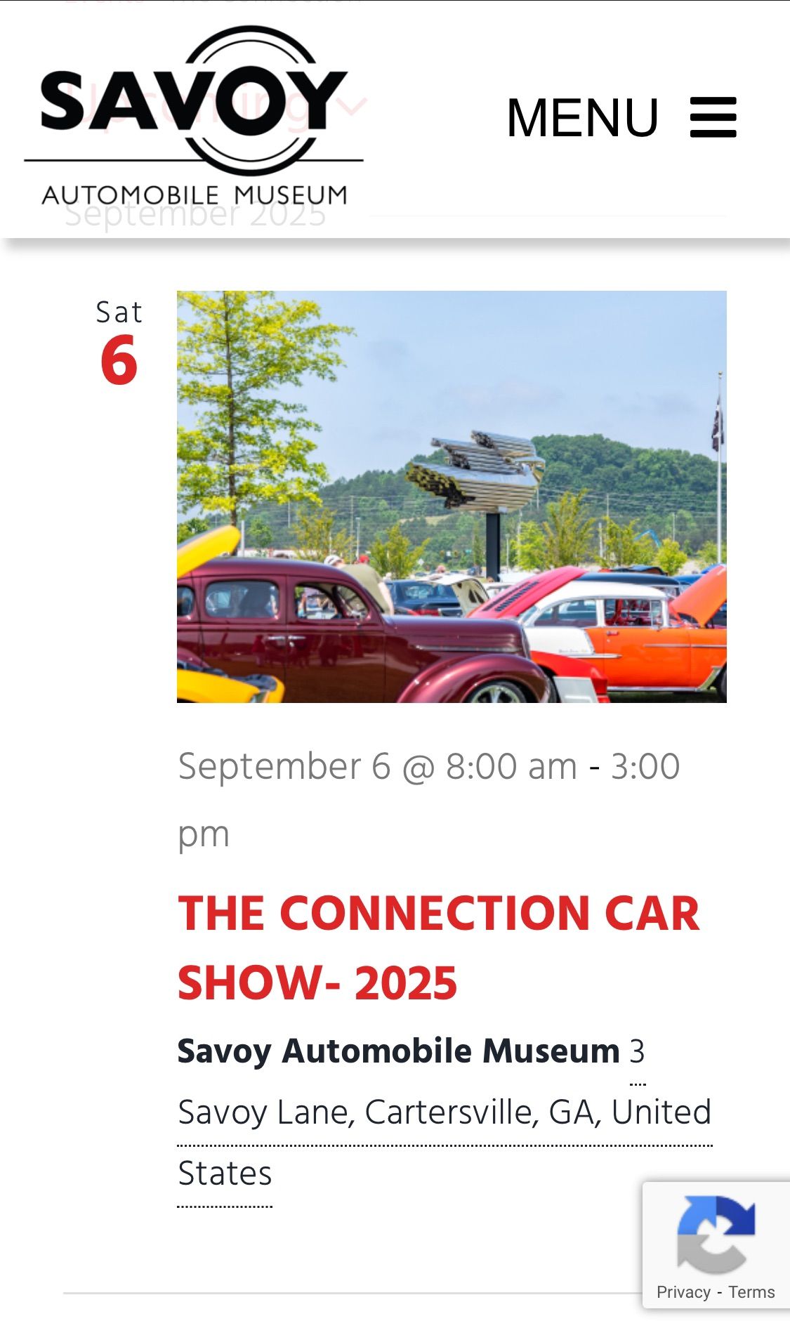  Save the date: The Connection Car Show