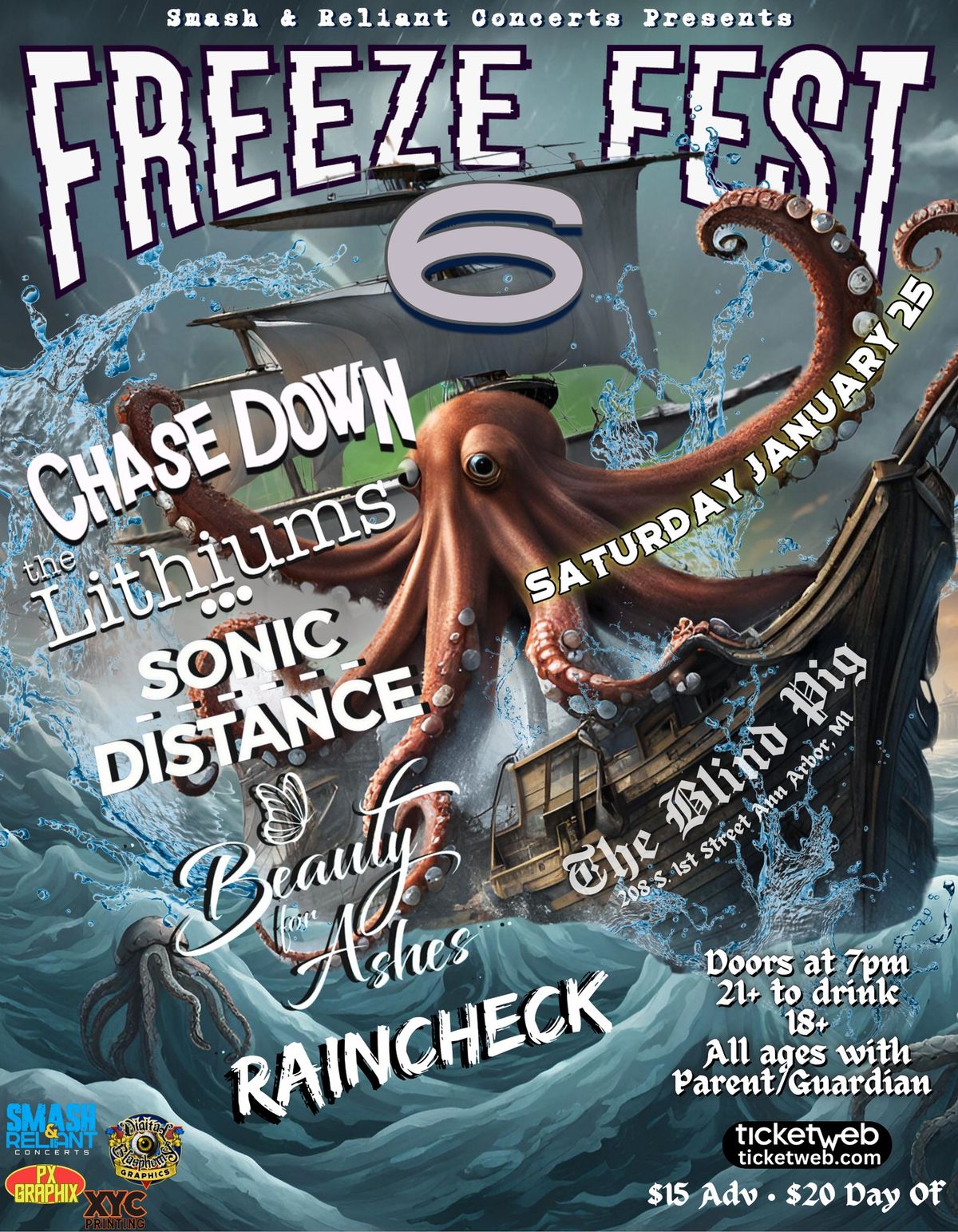 Freeze Fest VI at The Blind Pig 