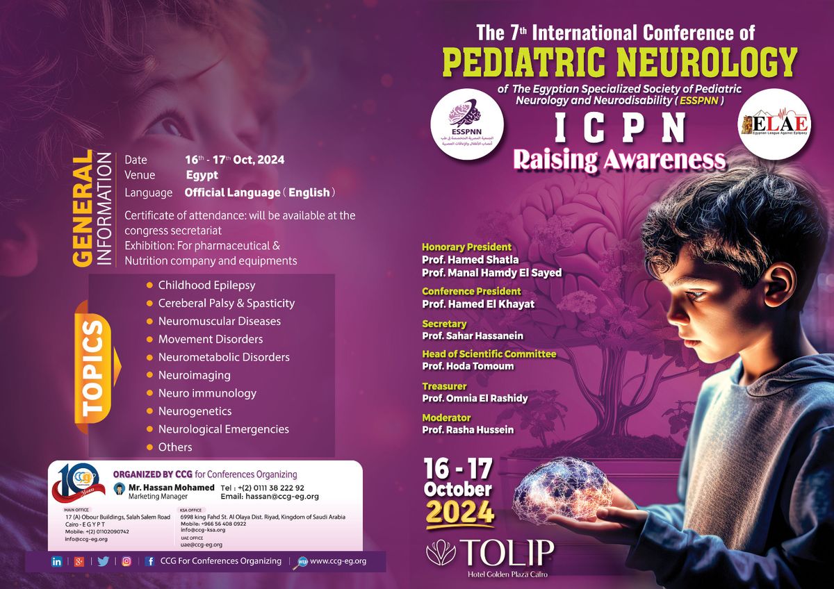 The 7th International Conference of Pediatric Neurology