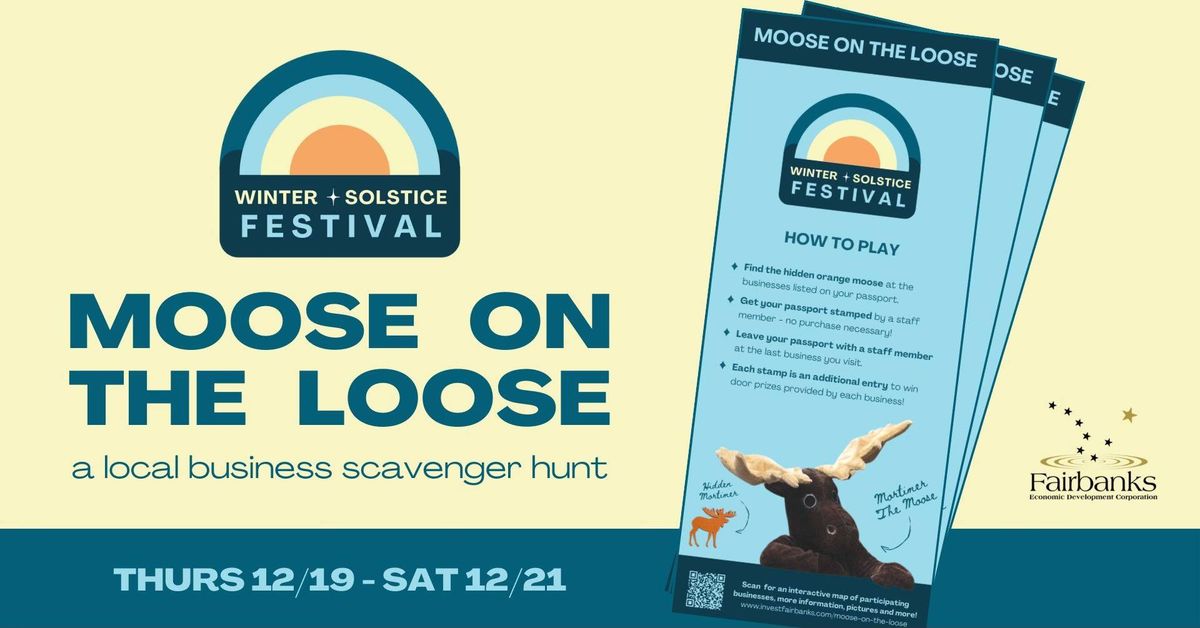 Moose on the Loose - A Local Business Scavenger Hunt