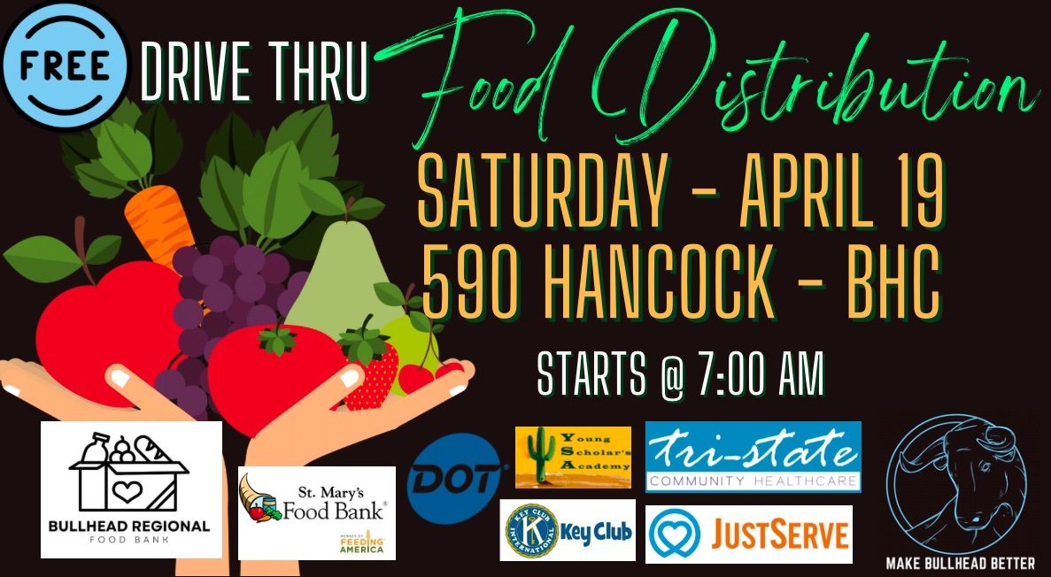 FREE Drive Thru Food Distribution - April 19