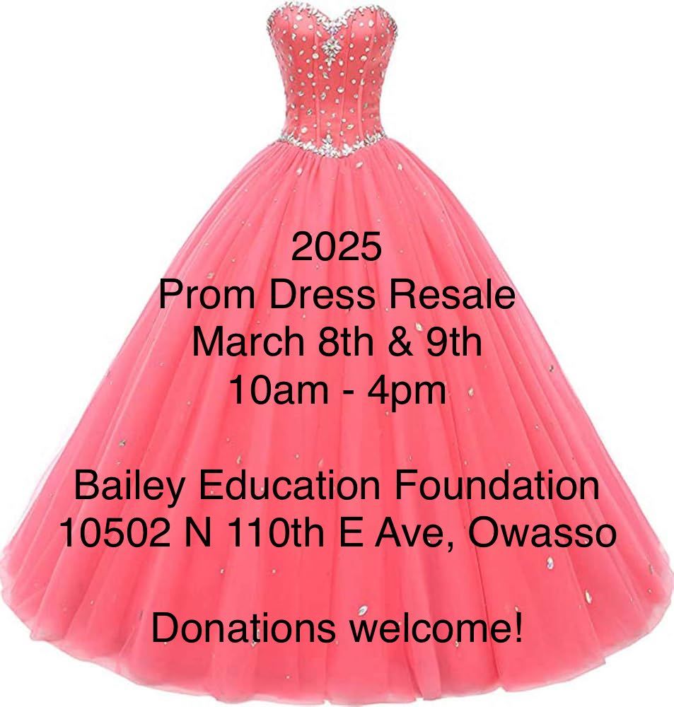 Prom Dress Resale - March 8 & March 9, 2025