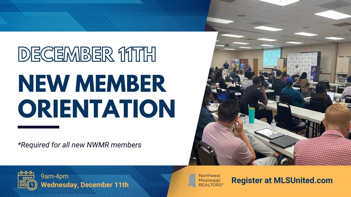 NWMR New Member Orientation