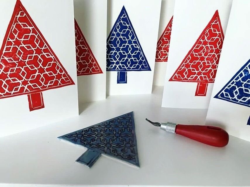 Linocut Christmas Card Workshop 