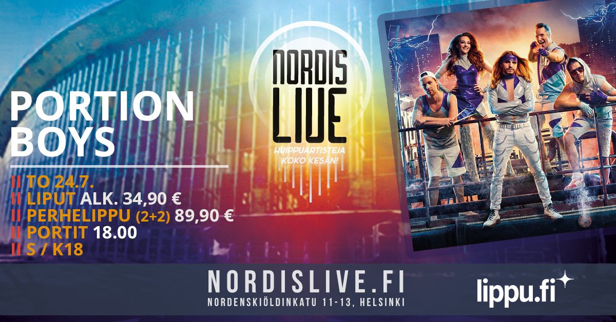 Portion Boys, Nordis Live, Helsinki, To 24.7.2025