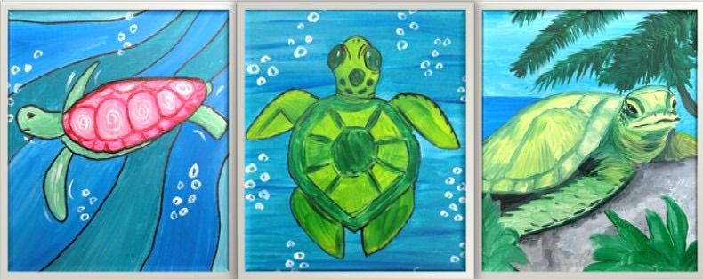 Kids Art-Turtles!