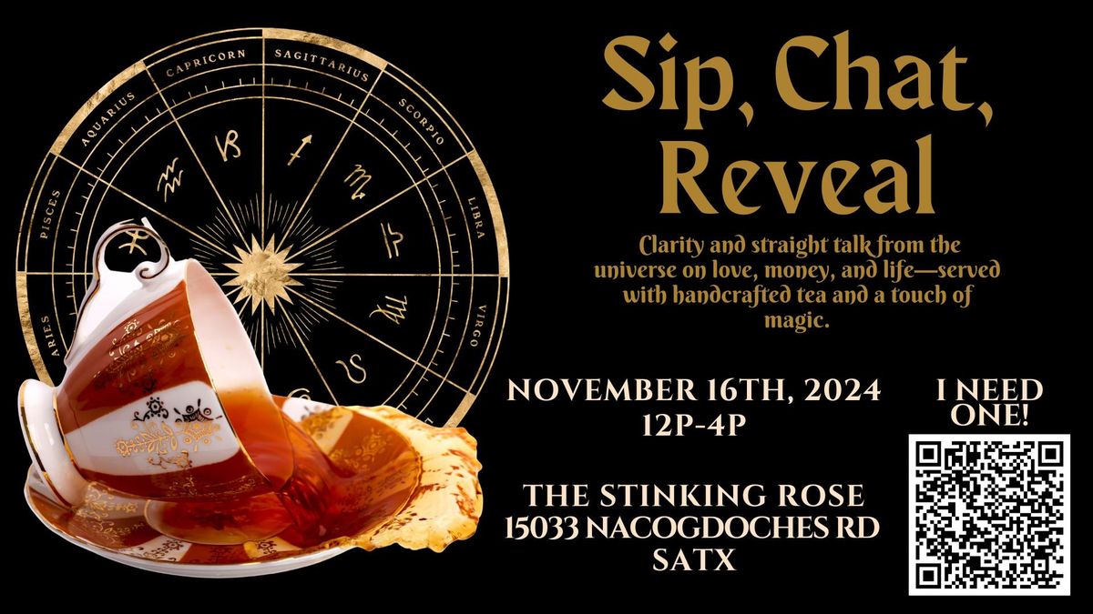 Sip, Chat, Reveal- In store sip and shop with an Astrologer