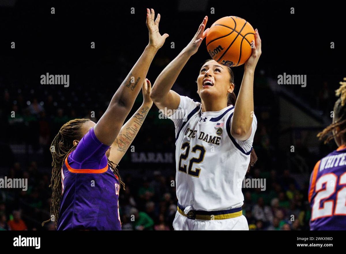 Clemson Tigers Women's Basketball vs. Notre Dame Fighting Irish