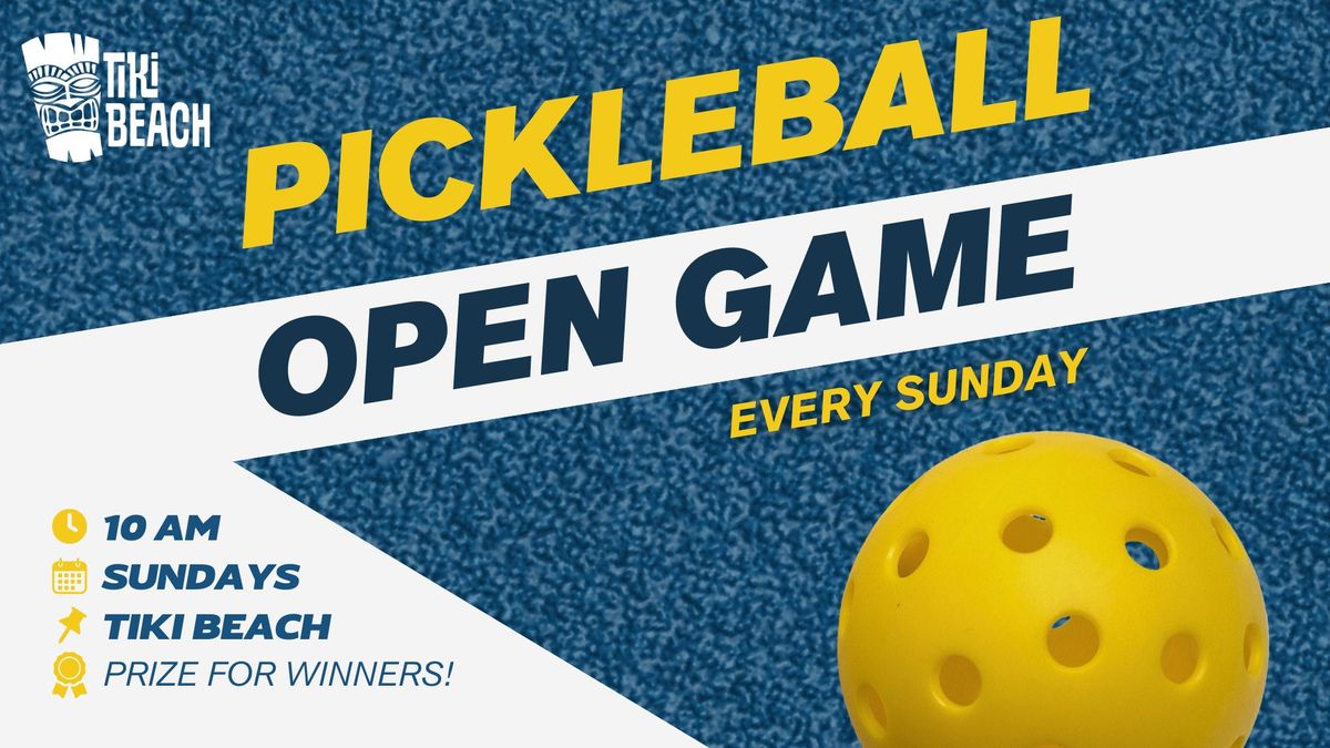 Pickleball Open Game \ud83c\udfd3\ud83c\udf34