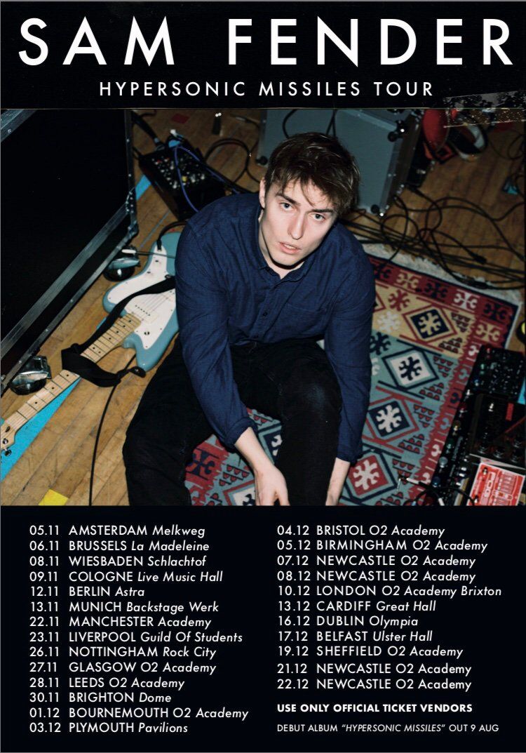 Sam Fender Brussels Tickets