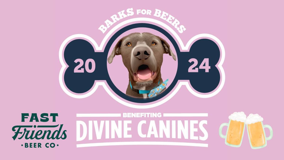 Come Party with Winston to Kick off Barks for Beers 2024!