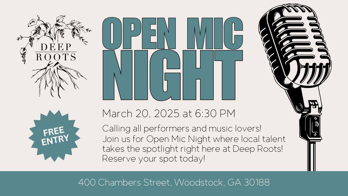 Open Mic Night Woodstock