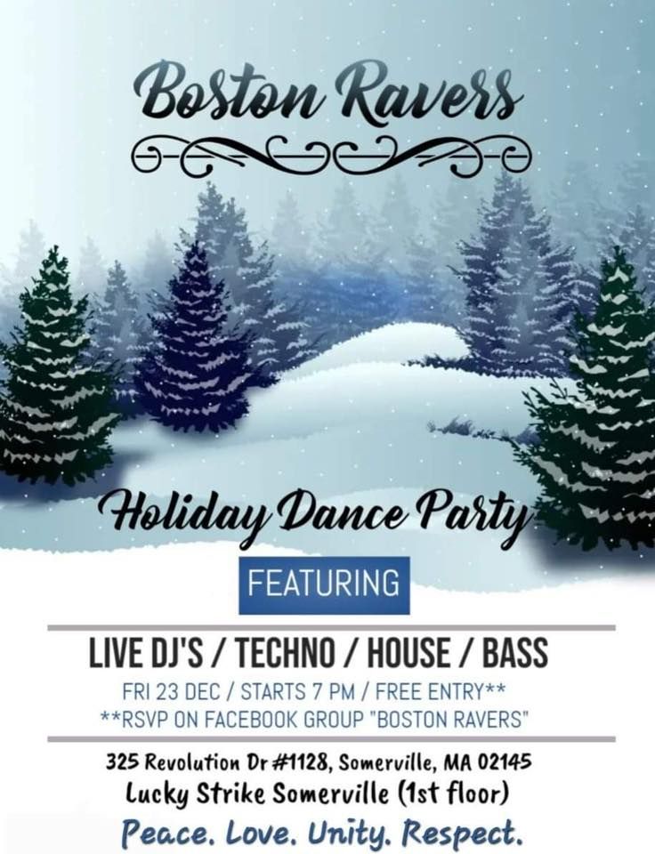 Boston Ravers Social\/party meetup\u27a1\ufe0fLucky Strike Somerville| 12.23.22| 7PM-late|Live DJ\u2019s