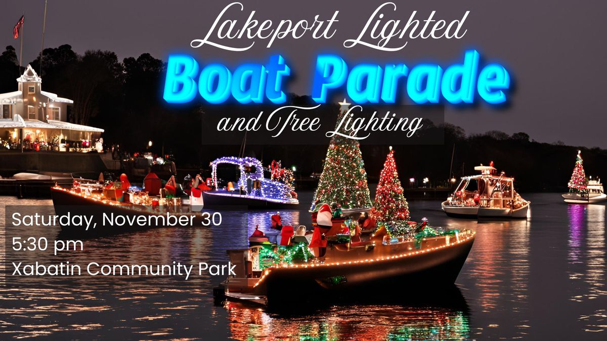 Lakeport Lighted Boat Parade and Community Tree Lighting