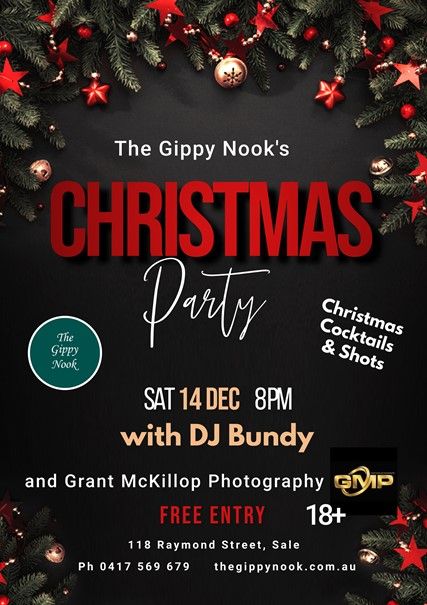 The Gippy Nook's Christmas Party