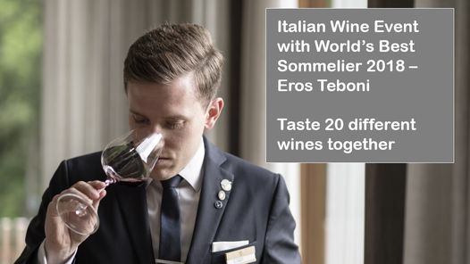 Italian Wine Night - with Eros Teboni - World's Best Sommelier