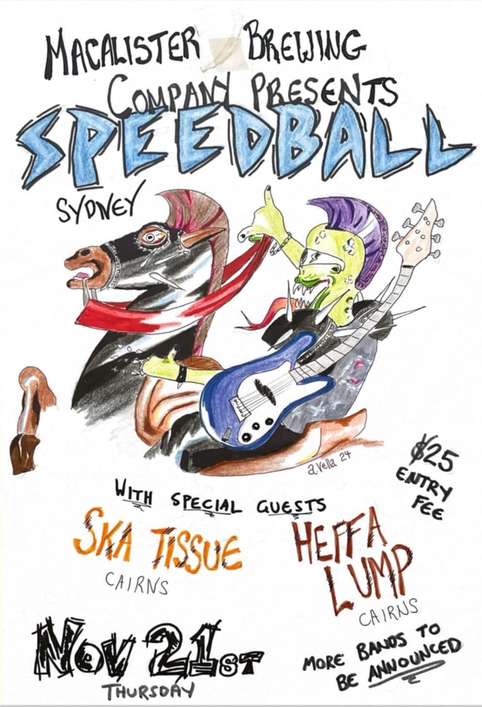 SPEEDBALL punks & friends