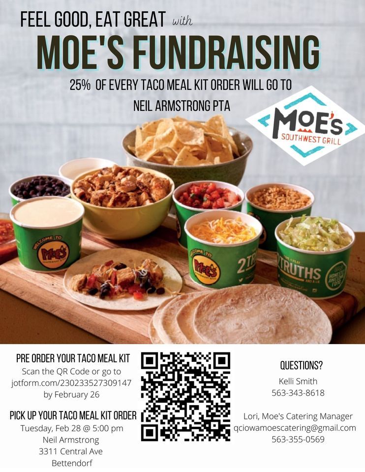 Neil Armstrong PTA Taco Meal Kit Fundraiser, Neil Armstrong Elementary