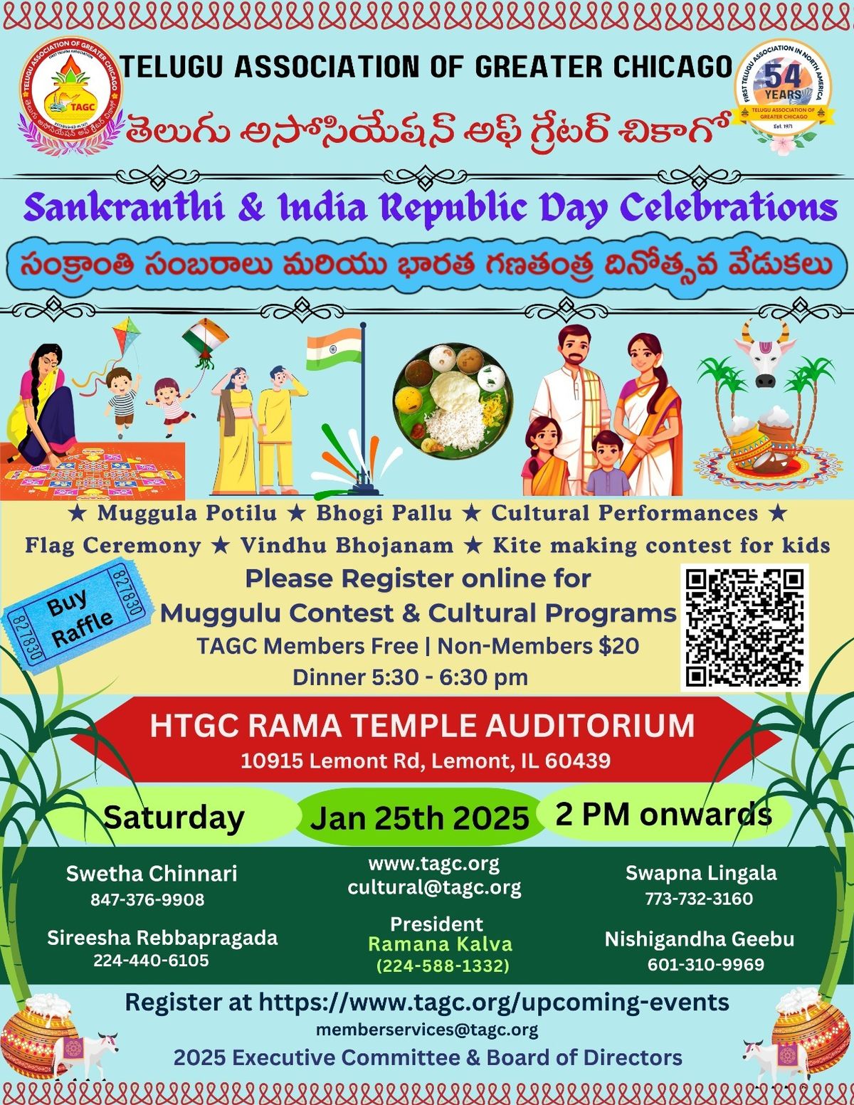 TAGC Makar Sankranthi & India Republic Day Celebrations