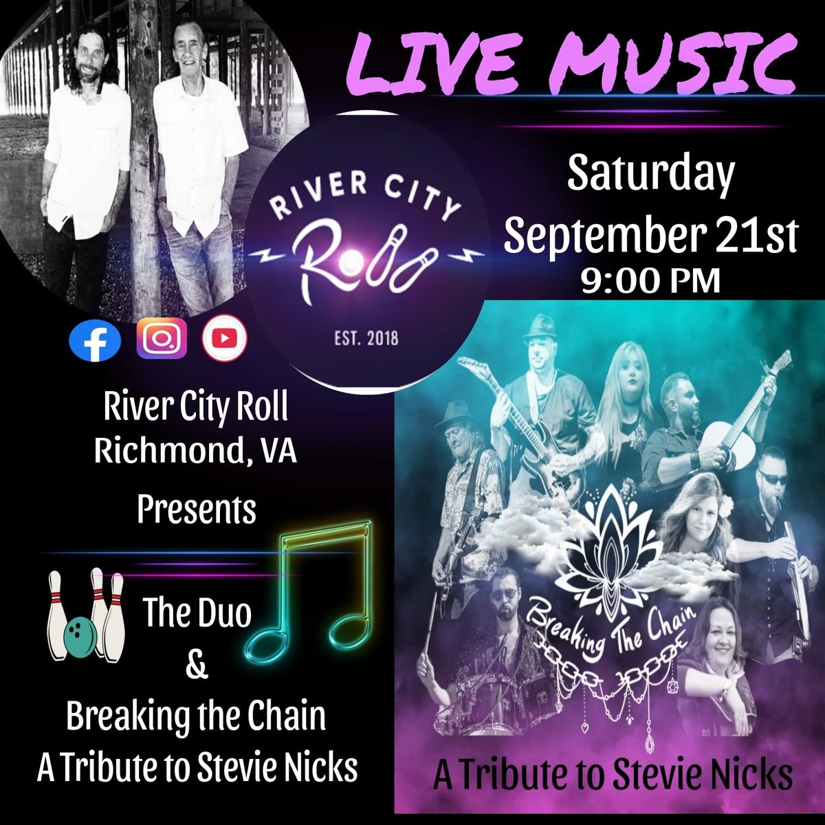 Breaking the Chain A Tribute to Stevie Nicks at River City Roll 