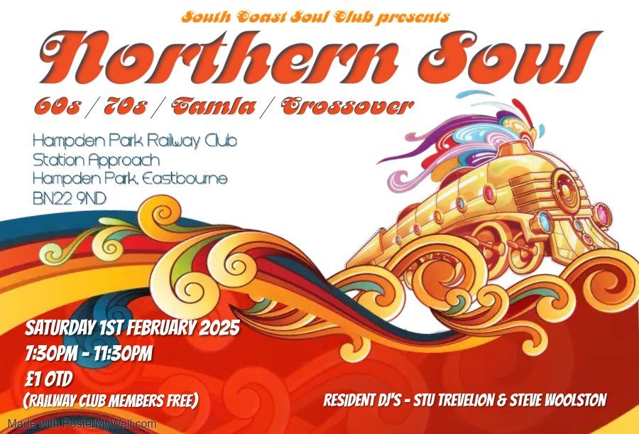 Northern Soul at Hampden Park Railway Club (Eastbourne)