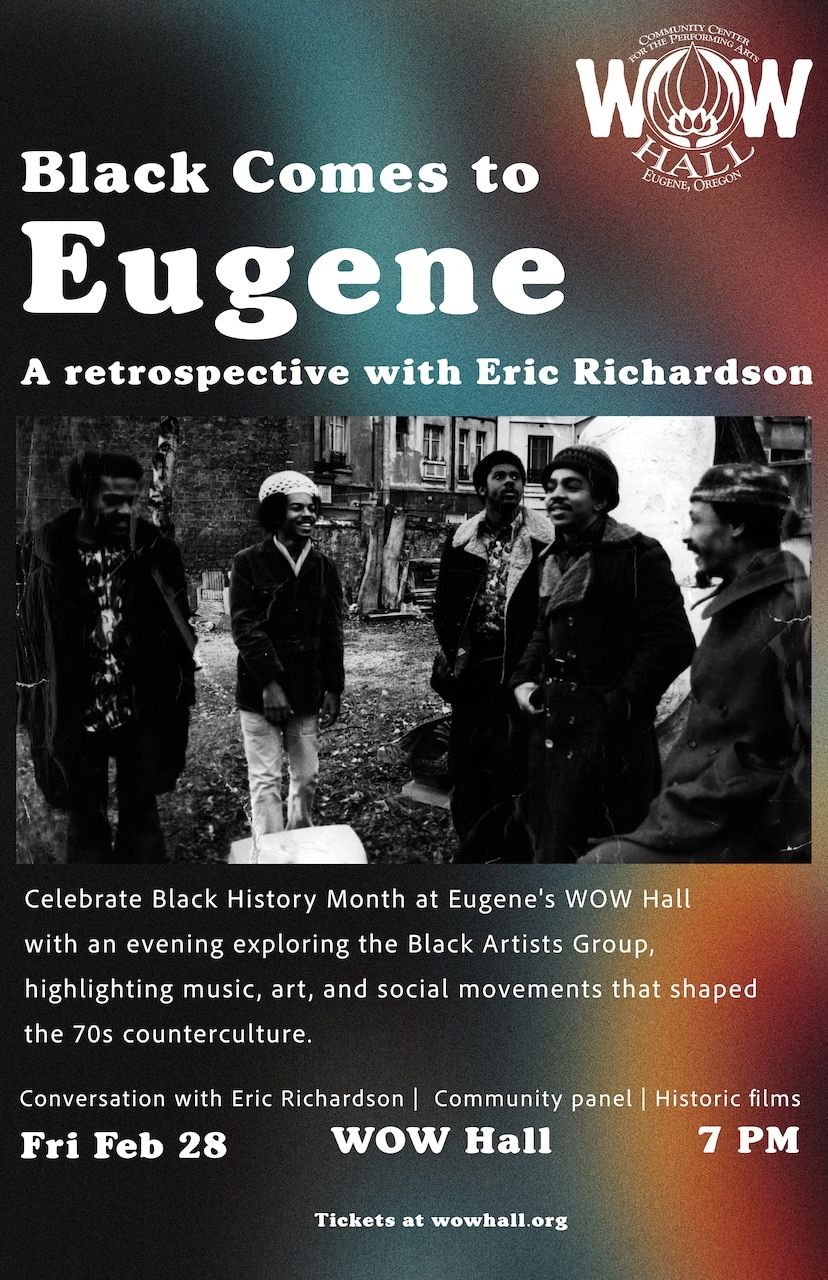 Black Comes To Eugene: A Retrospective with Eric Richardson