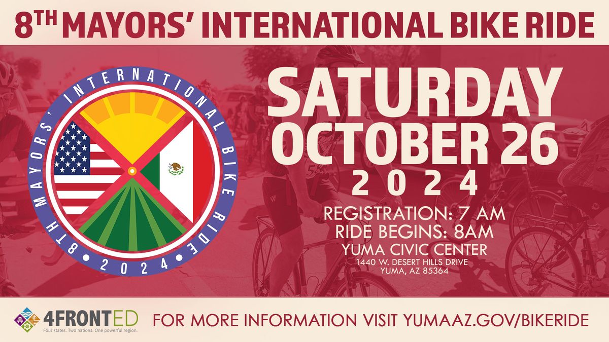 8th Annual Mayors\u2019 International Bike Ride