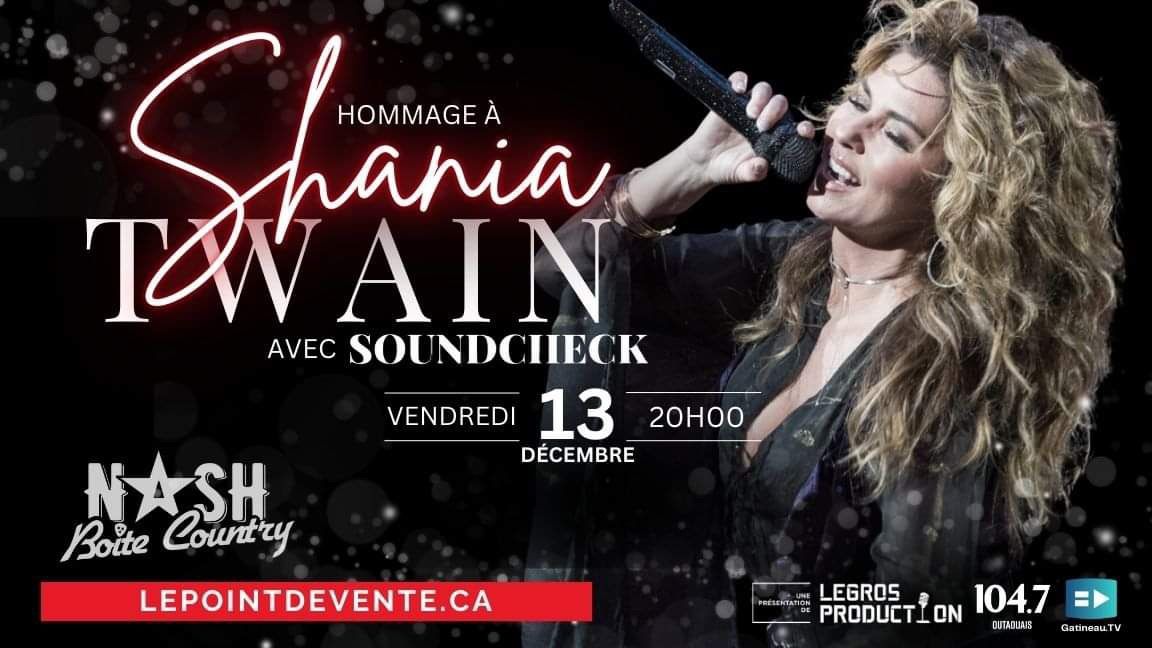 Hommage Shania Twain au Nash Bo\u00eete Country