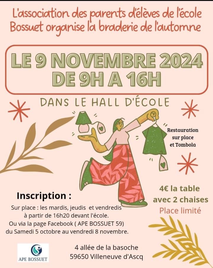 Braderie de l'automne 