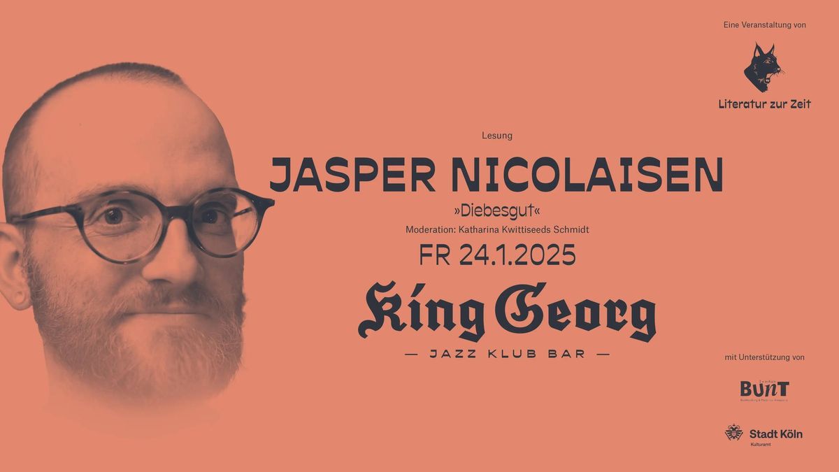 Lesung: Jasper Nicolaisen \u00bbDiebesgut\u00ab