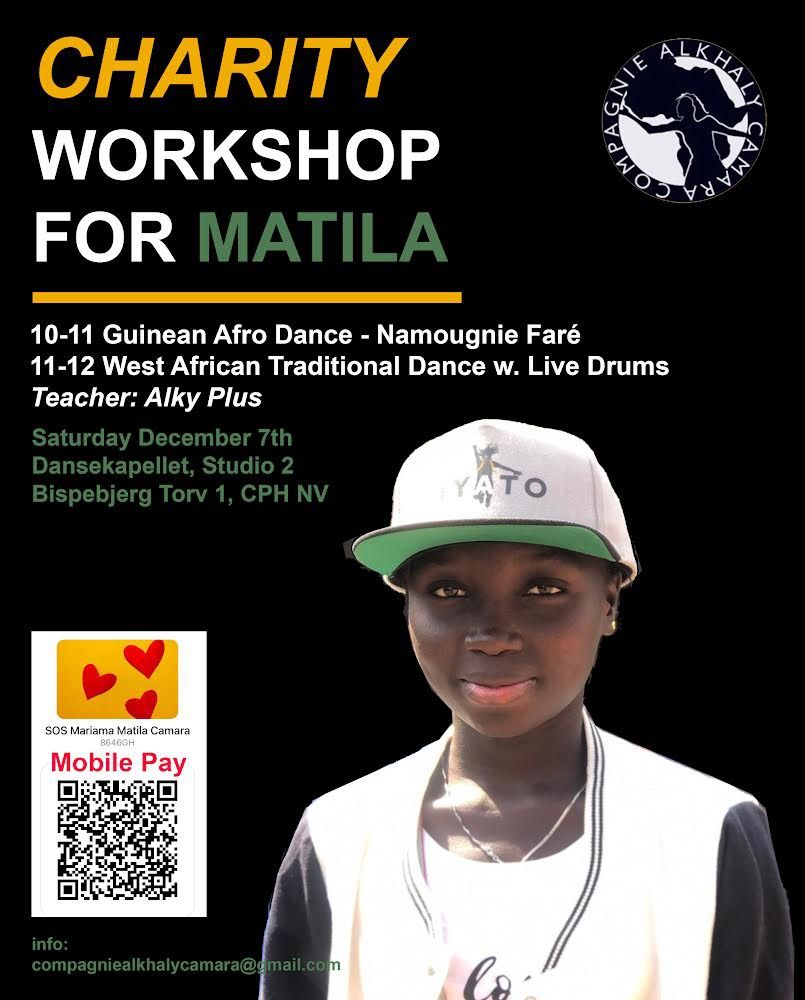 Charity Guinean Dance Workshops for Matila 