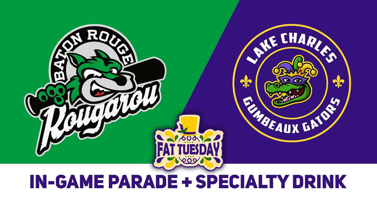 Baton Rouge Rougarou @ Gumbeaux Gators (Fat Tuesday | In-Game Parade + Specialty Drink)