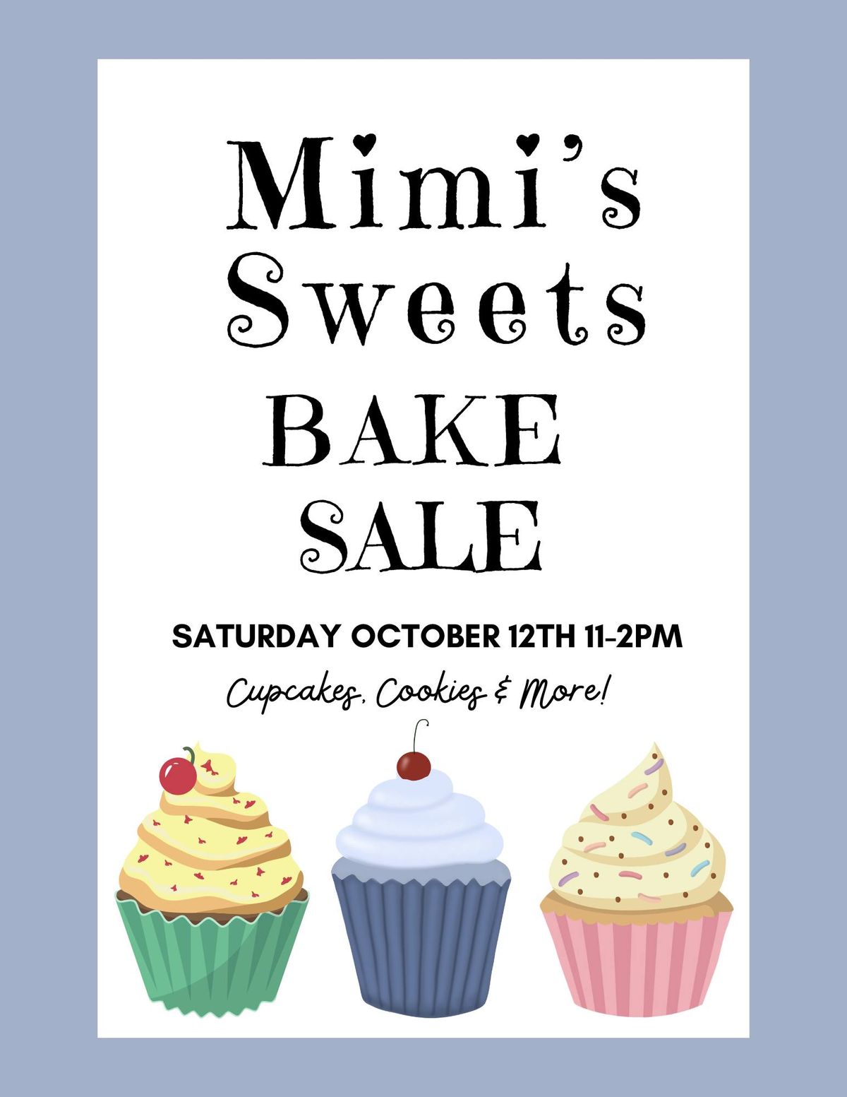 MIMI'S SWEETS BAKE SALE at DOWNTOWN KAVA!