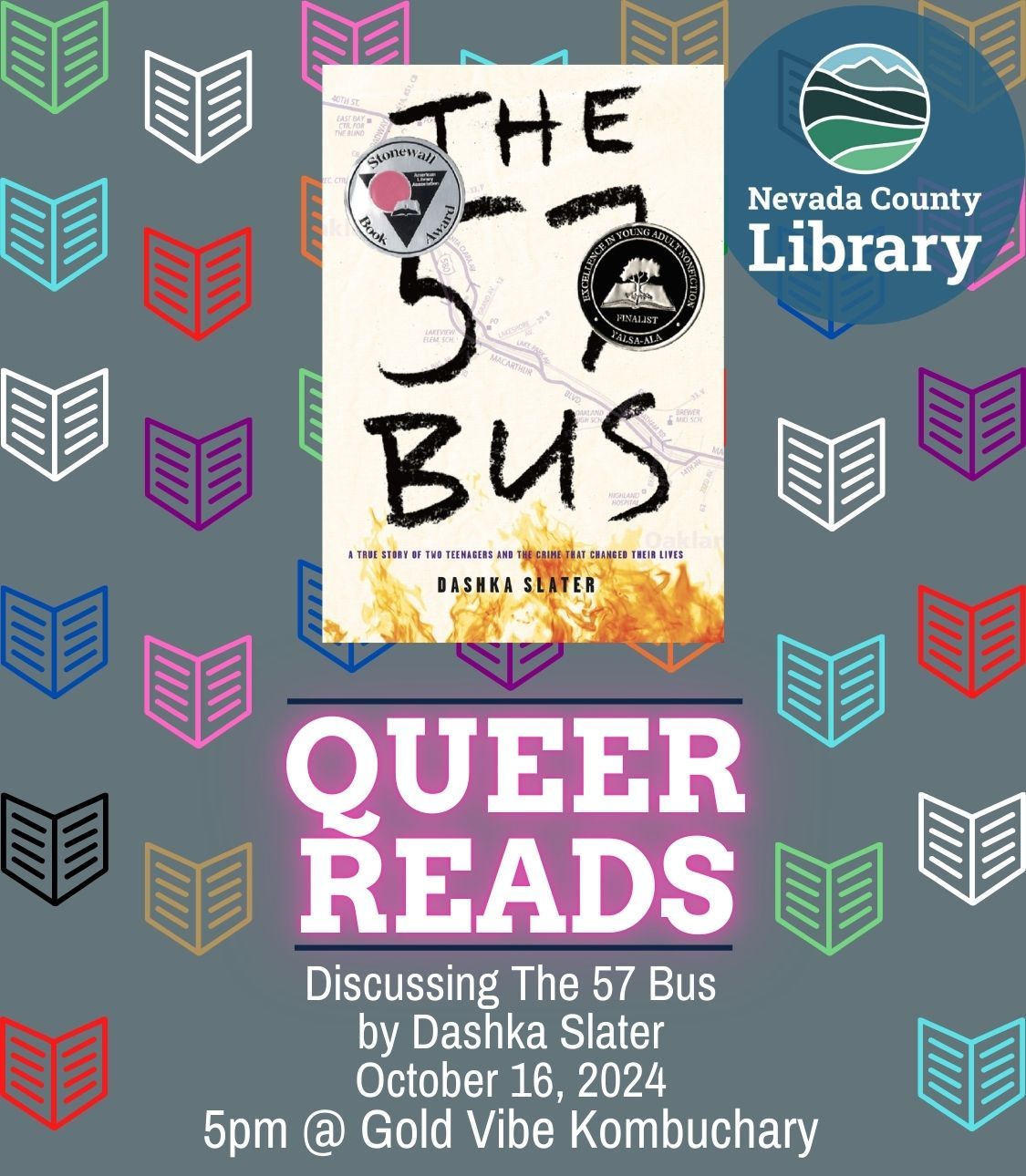 Queer Reads: Monthly Book Club @ Gold Vibe Kombuchary