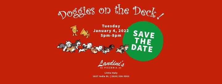 Doggies on the Deck! January