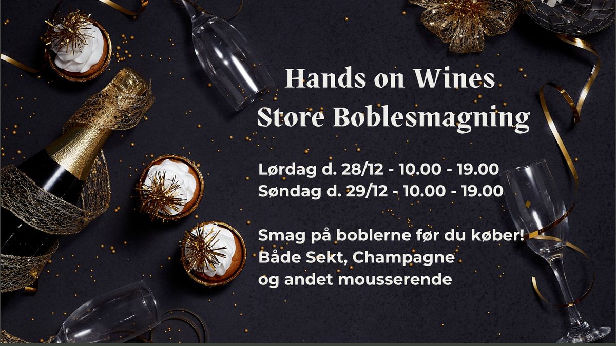 Hands On Wines store Boblesmagning!! 