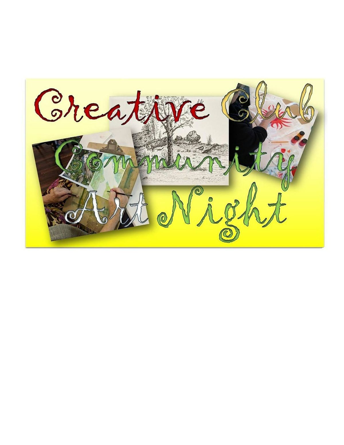 Creative Club Community Art Night November