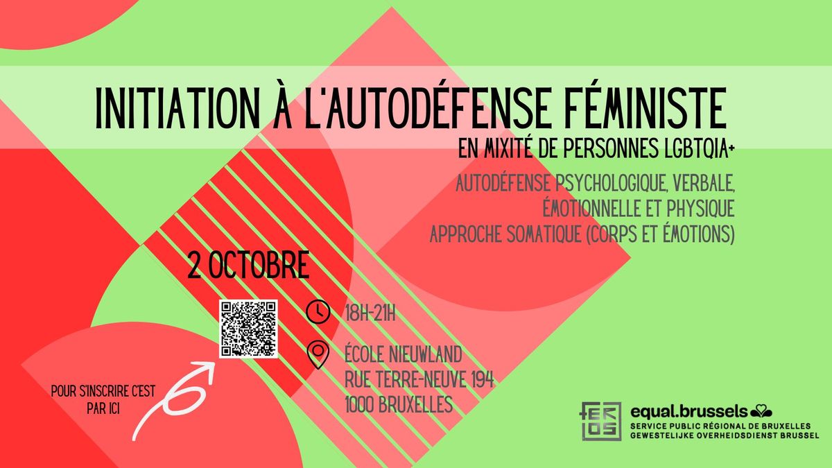 Initiation \u00e0 l'autod\u00e9fense f\u00e9ministe - LGBTQIA+