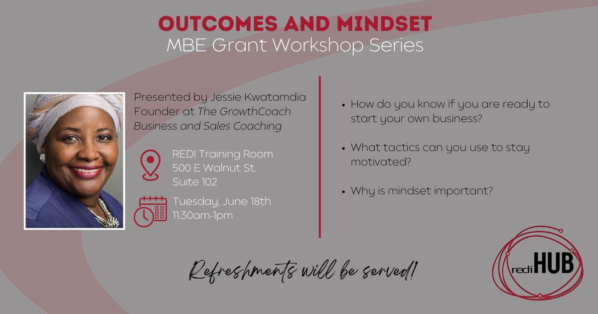 Outcomes and Mindset - MBE Grant Workshop Series
