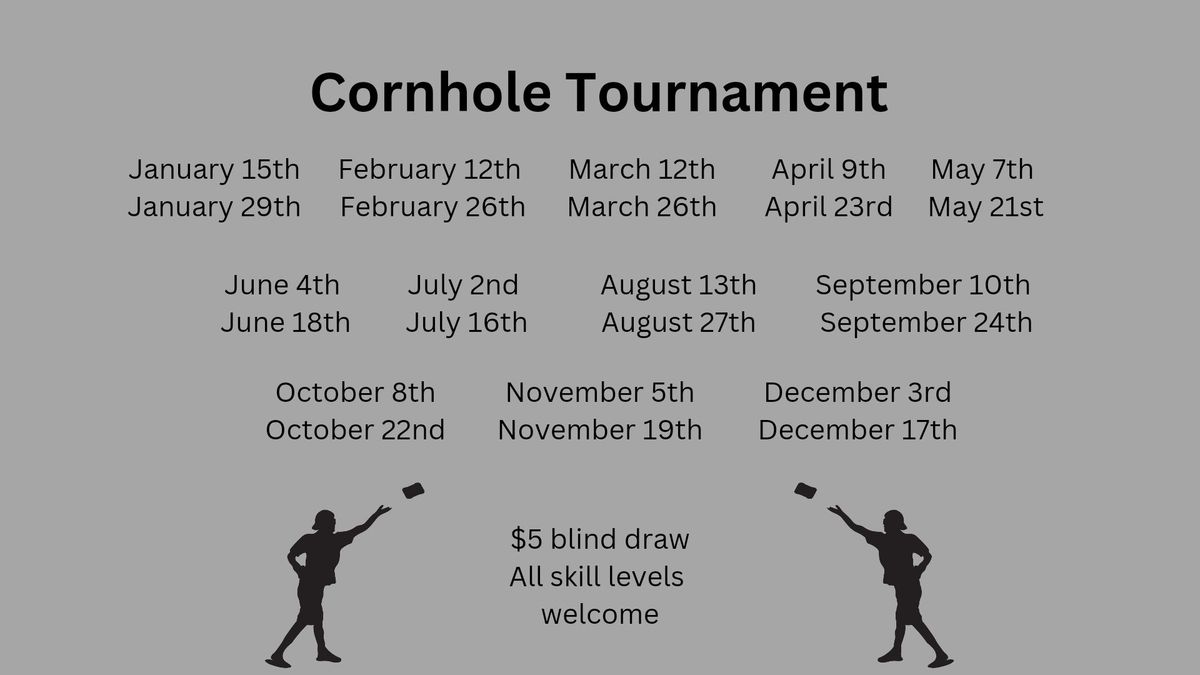 Wednesday Cornhole Tournament 