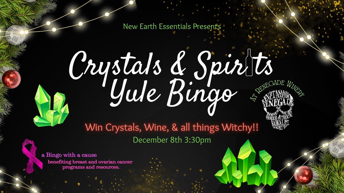 Crystals & Spirits Yule Bingo - December