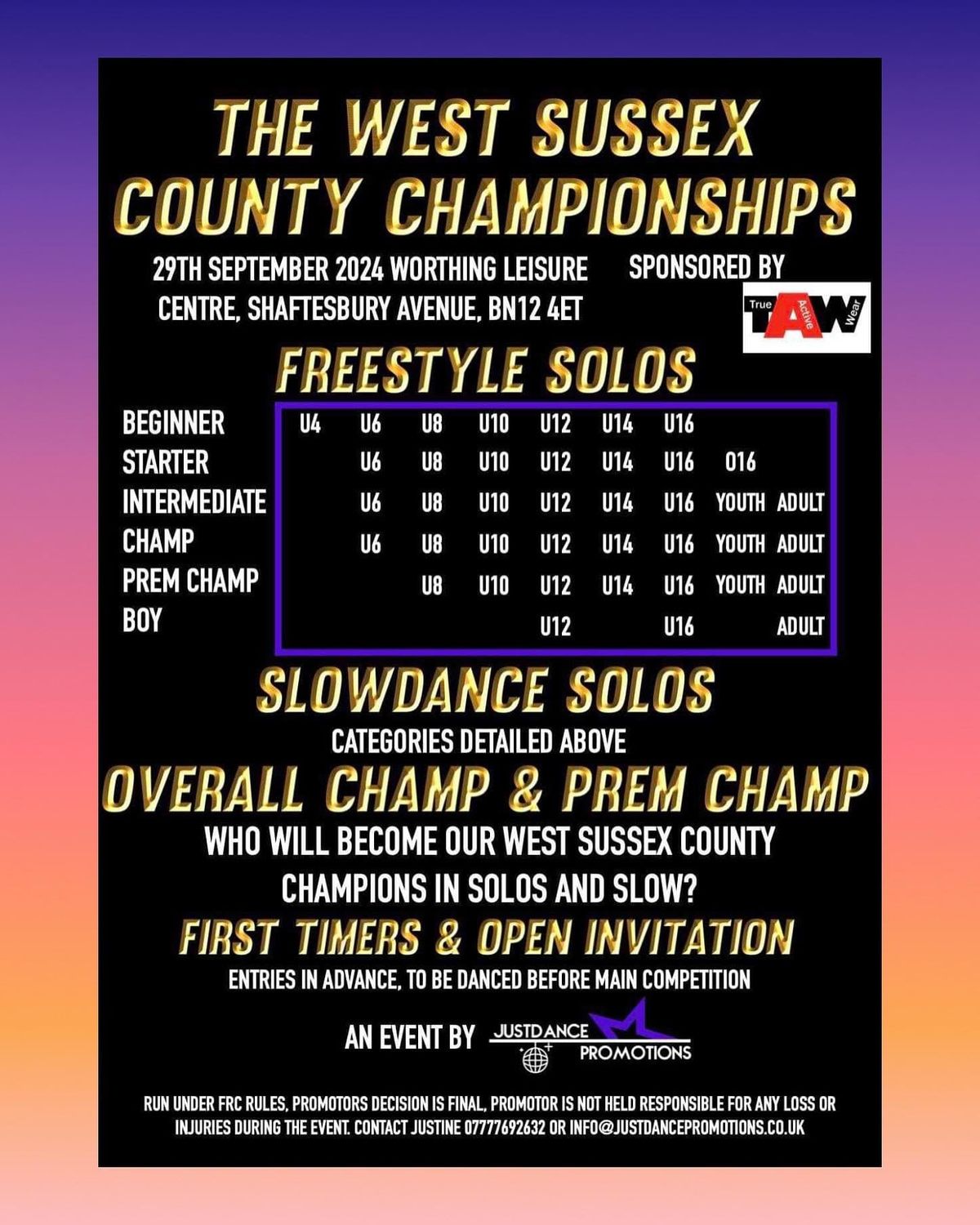 The West Sussex County Championships 2024 