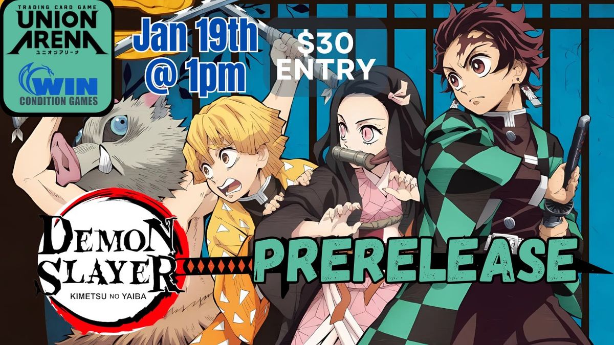 WCG Union Arena: Demon Slayer! Jan 19th