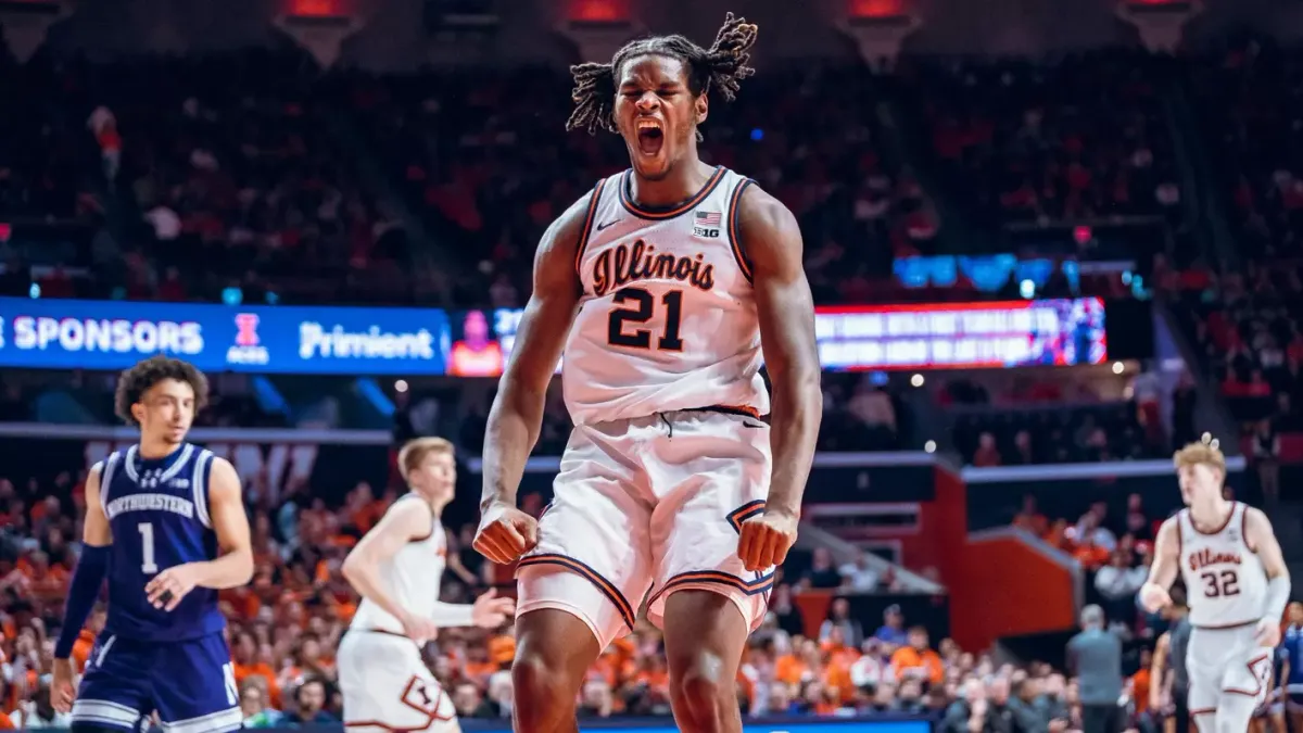 Iowa Hawkeyes at Illinois Fighting Illini Mens Basketball