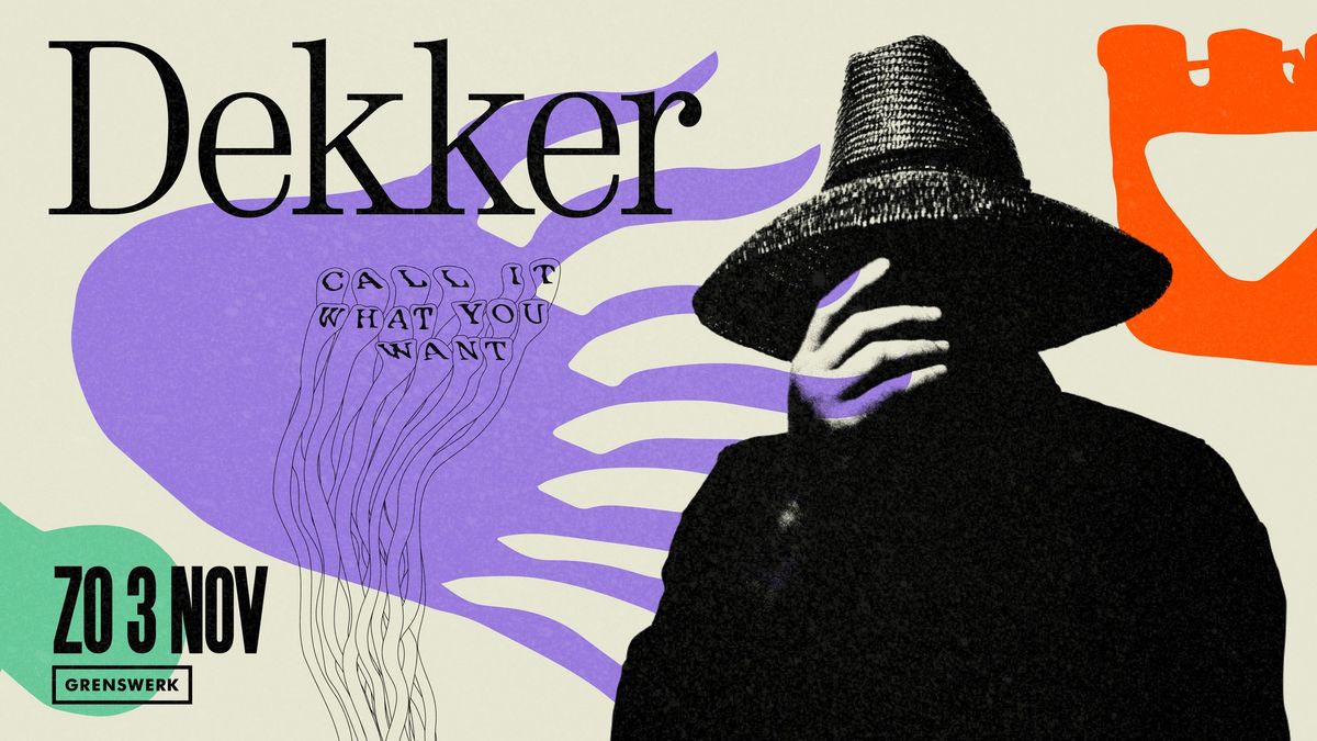 Dekker in Poppodium Grenswerk